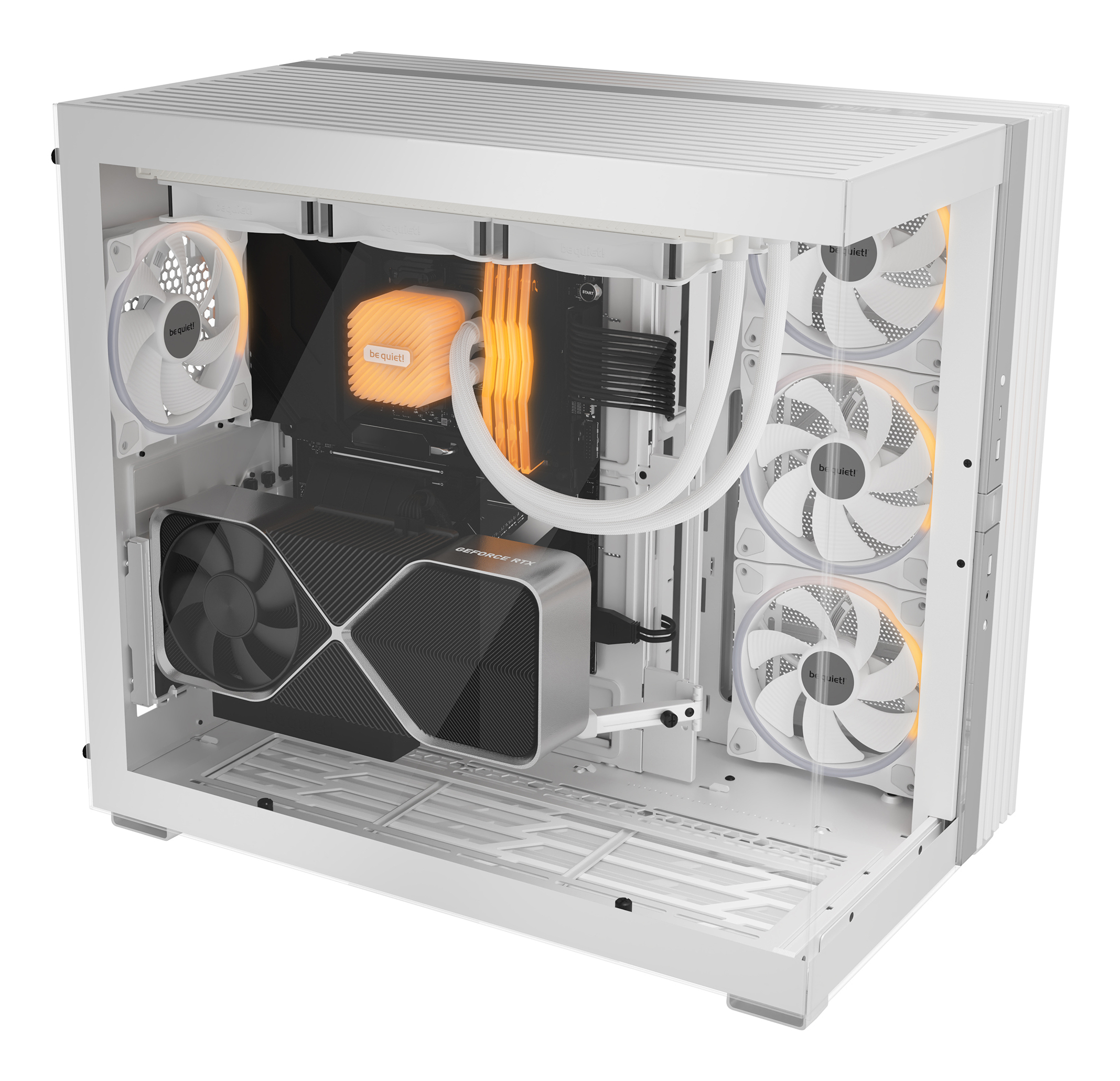 Gabinete Gamer be quiet! LIGHT BASE 900 DX White - Torre - E-ATX/XL-ATX/ATX/M-ATX/Mini-ATX - Panel Lateral - Blanco - BGW70 Gabinete Gamer be quiet! LIGHT BASE 900 DX White - Torre - E-ATX/XL-ATX/ATX/M-ATX/Mini-ATX - Panel Lateral - Blanco - BGW70
