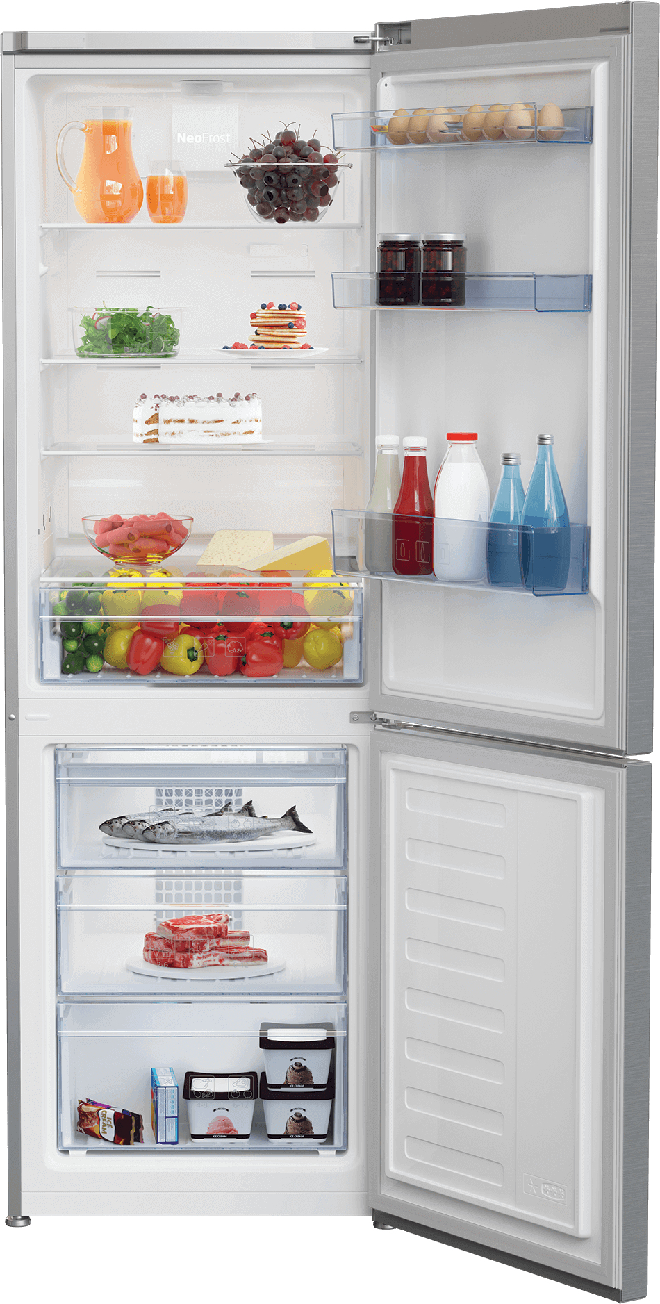 Beko RCNE365K20XB fridge-freezer Freestanding – image 3