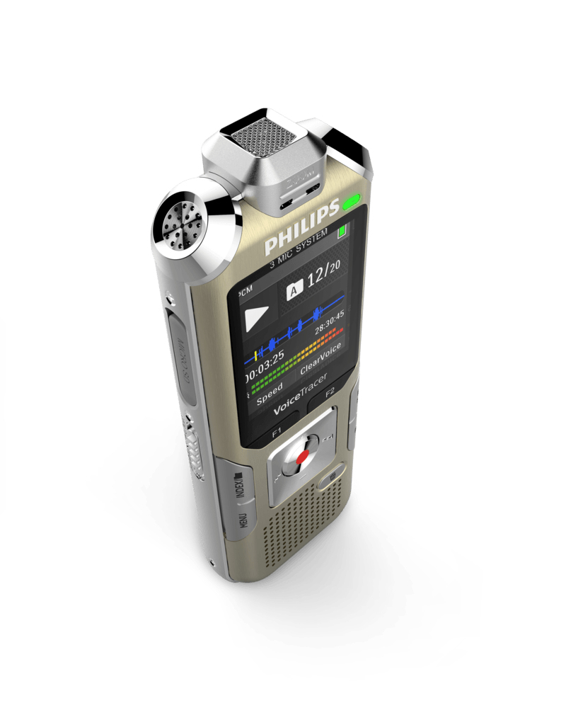 Philips Voice Tracer DVT6510 Internal memory & flash card Champagne, Silver – image 2