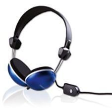 Grundig 38216 headphones/headset Wired Head-band Music Black, Blue – image 2