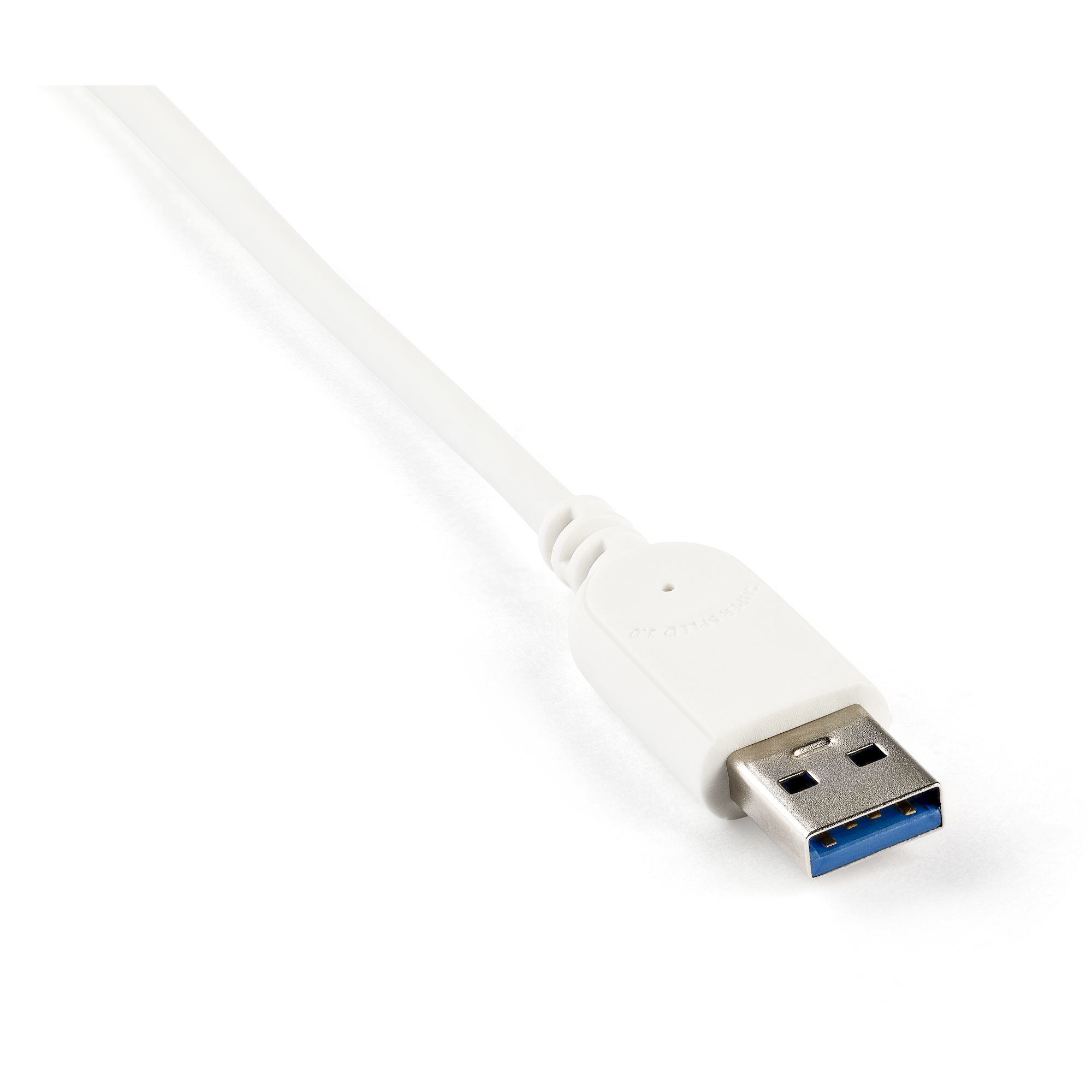 StarTech.com 3-Port USB Hub with Ethernet, USB-A Ports, Gigabit Ethernet/GbE, USB 5Gbps, Rugged Design, Bus-Powered, Portable Laptop USB 3.0 Hub – image 3