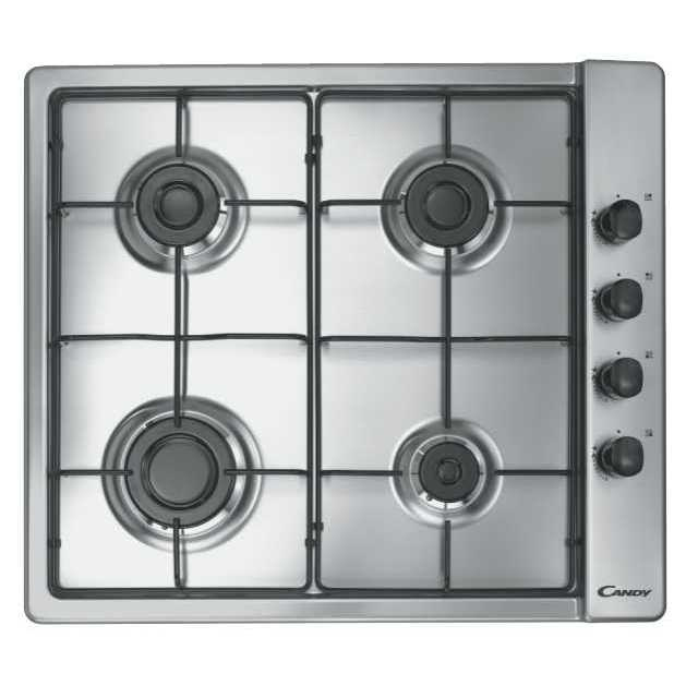 Candy CLG64SPX Black, Stainless steel Built-in