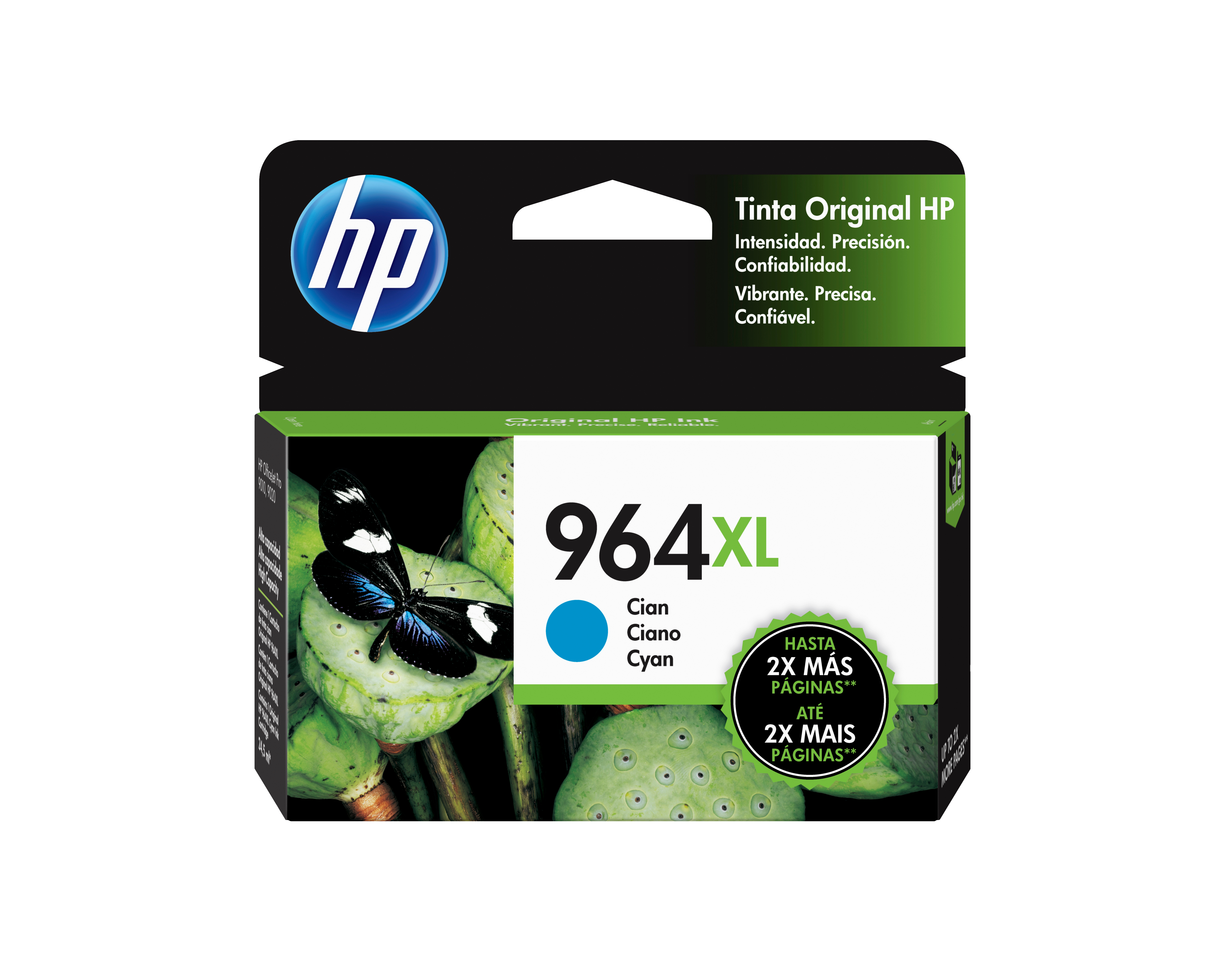 Cartucho De Tinta Hp 964Xl Cian Original (3Ja54Al) - 3JA54AL