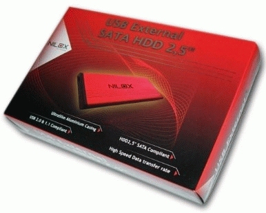 Nilox Pocket 500gb “F1 Line” Red external hard drive 5400 RPM 2.5″ image 3