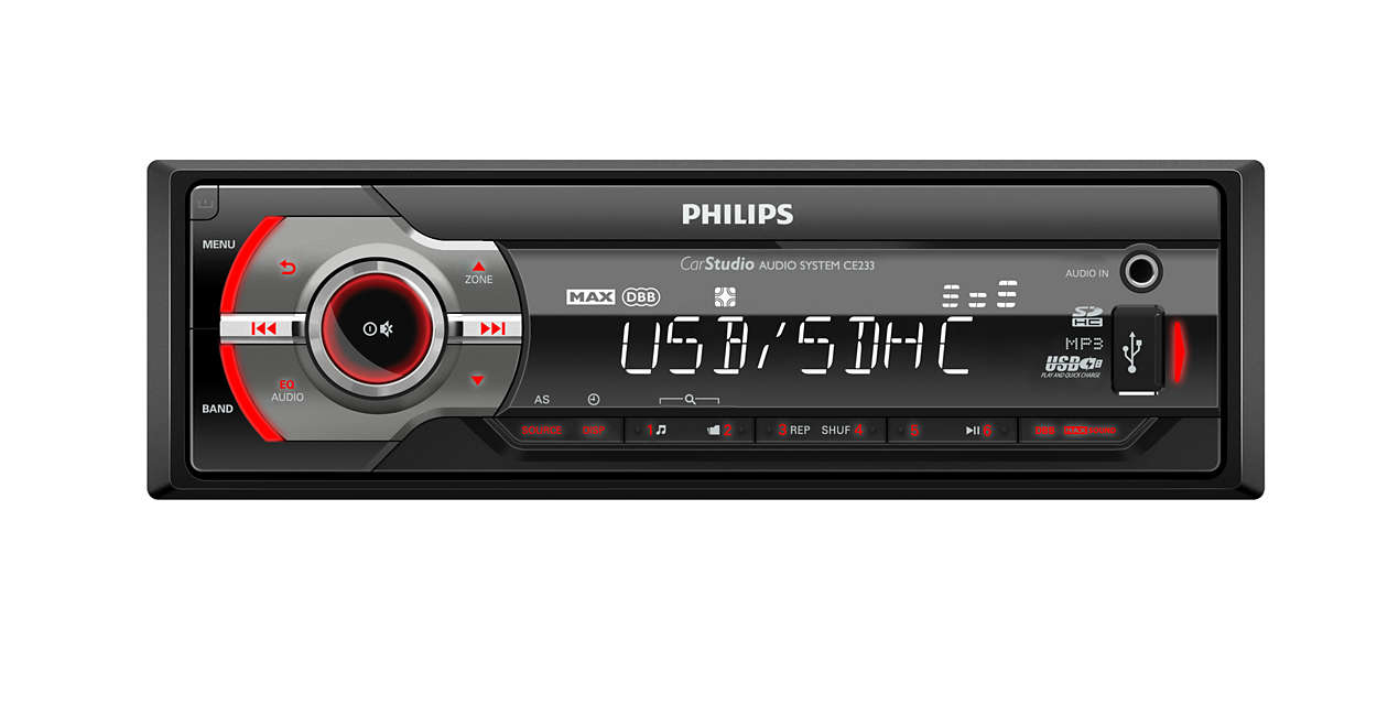 Philips CarStudio Car audio system CE233/56 – image 1