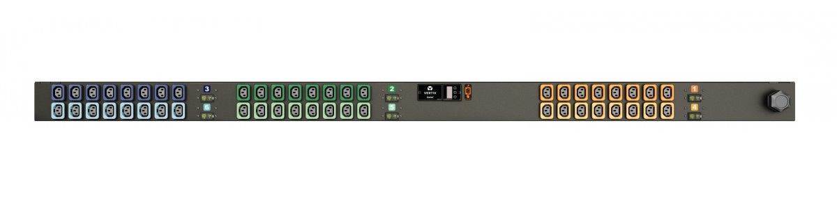Vertiv I10077L power distribution unit (PDU) 48 AC outlet(s) Black