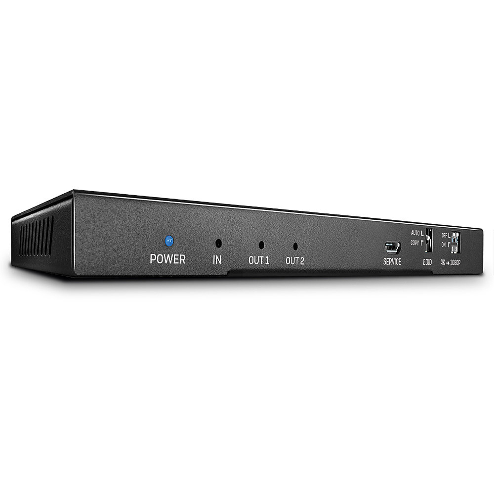 Lindy 2 Port HDMI 18G Splitter with Audio and Downscaling – image 1