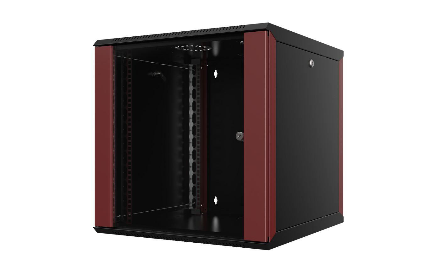 Lanview RUC12U60BR rack cabinet 12U Wall mounted rack Black – image 1
