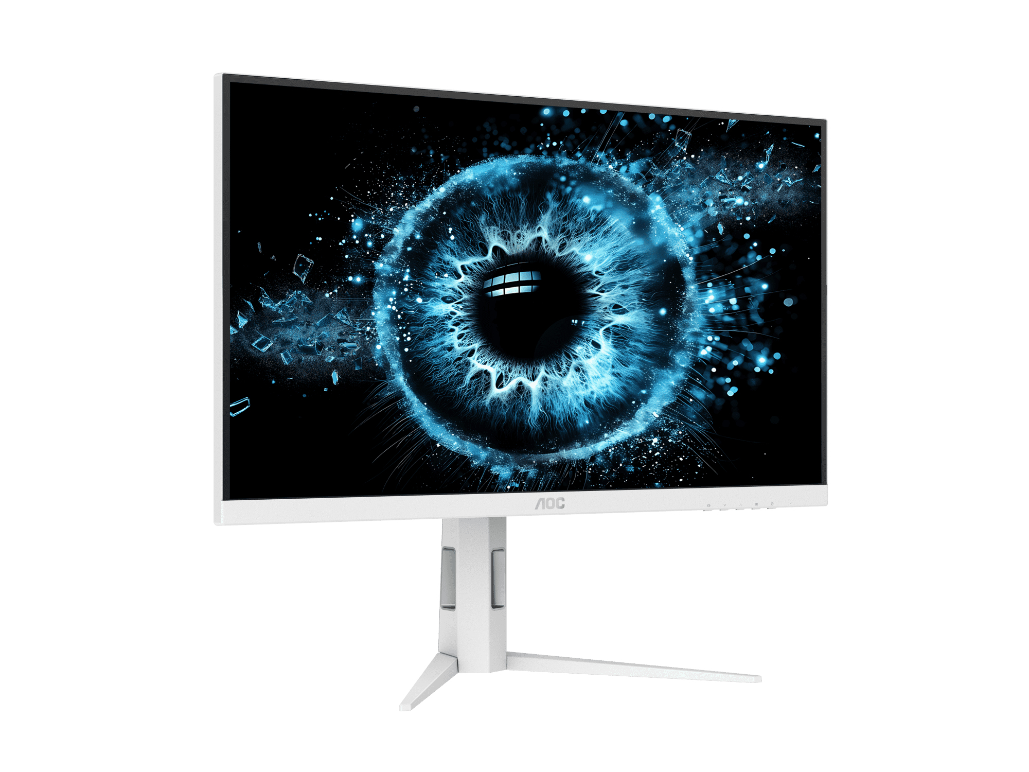 AOC G4 Q27G4SL/WS computer monitor 68.6 cm (27″) 2560 x 1440 pixels Quad HD LED Silver, White image 2