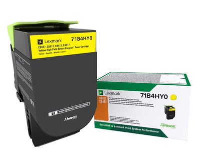 TONER LEXMARK AMARILLO EXTRA ALTO RENDIMIENTO CS417/CX417 71B4HY0 - 71B4HY0