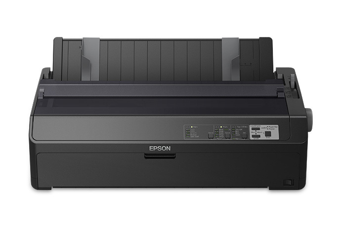 Epson FX 2190II NT - Printer - B/W - dot-matrix - Roll (8.5 in), 16 in (width), 16.54 in x 14.33 in - 240 x 144 dpi - 9 pin - up to 738 char/sec - parallel, USB 2.0, LAN, serial