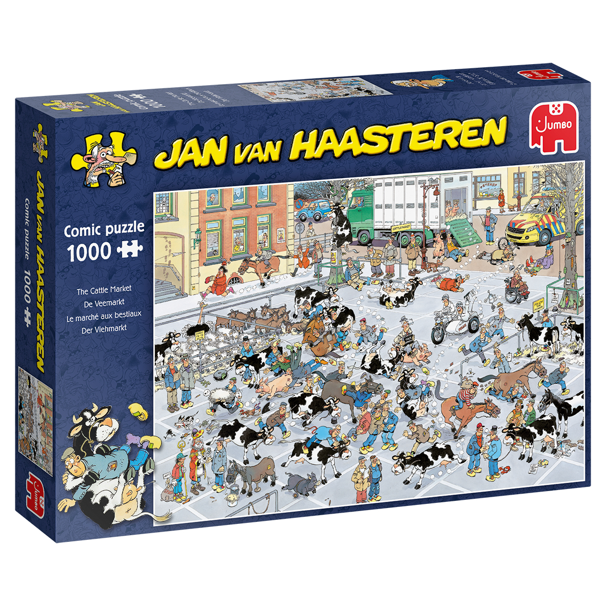 Jan van Haasteren The Cattle Market 1000 pcs Puzzle 1000 pz Cartoni