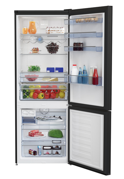 Beko CNE520EE0ZGB fridge-freezer Freestanding Black – image 2