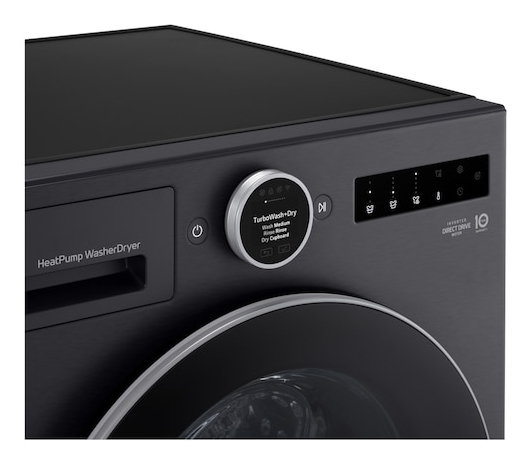 LG HPWD116BA washer dryer Freestanding Front-load Black – image 8