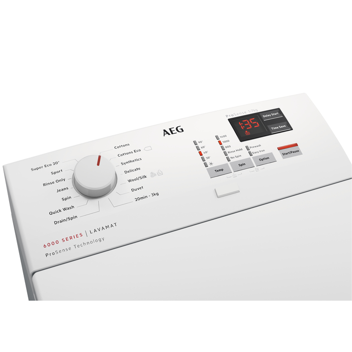 AEG L6TB62K washing machine Top-load – image 6