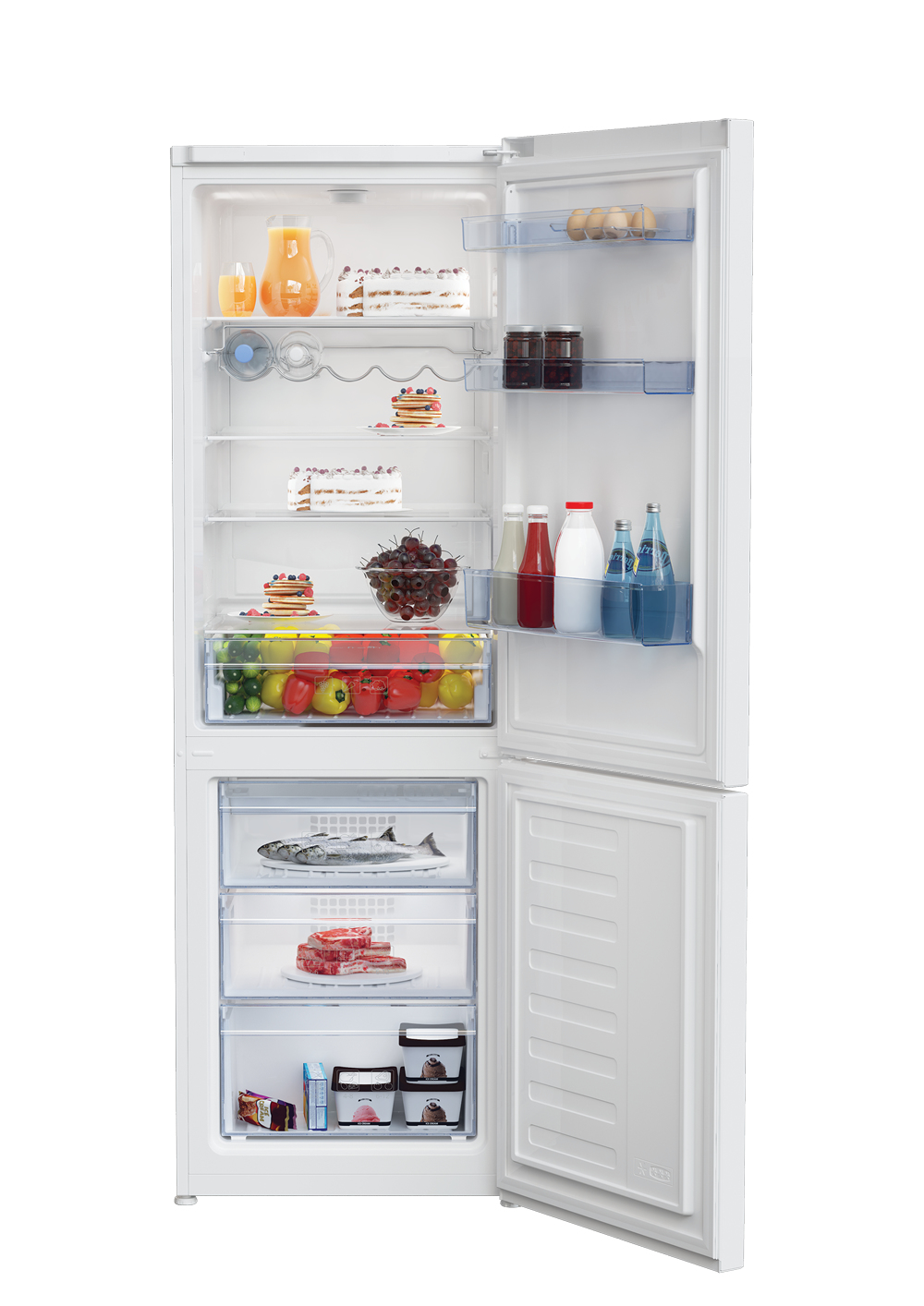 Beko RCSA365K30W fridge-freezer Freestanding – image 3