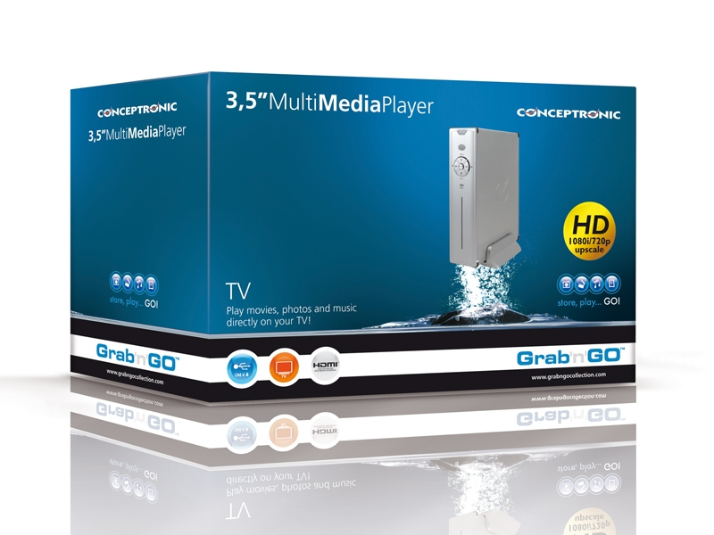 Conceptronic 3.5" Media Player SATA + HDMI – image 6