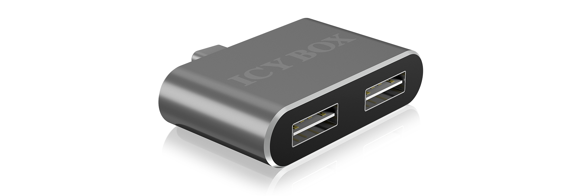 ICY BOX IB-HUB1201-C USB Type-C 480 Mbit/s Anthracite – image 1