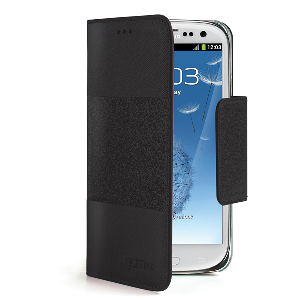 Celly GLAGES3BK mobile phone case Folio Black
