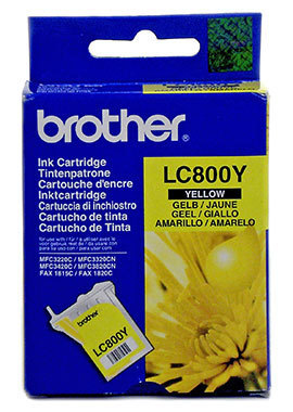 Brother LC800Y ink cartridge Original Yellow