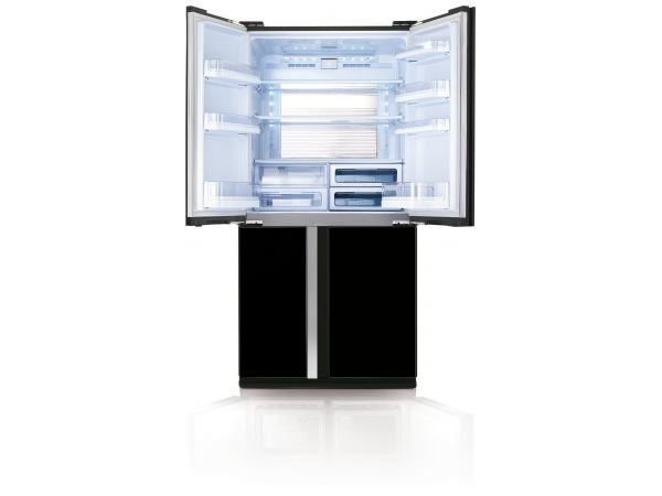 Sharp SJ-GX820F-BK side-by-side refrigerator Freestanding – image 3