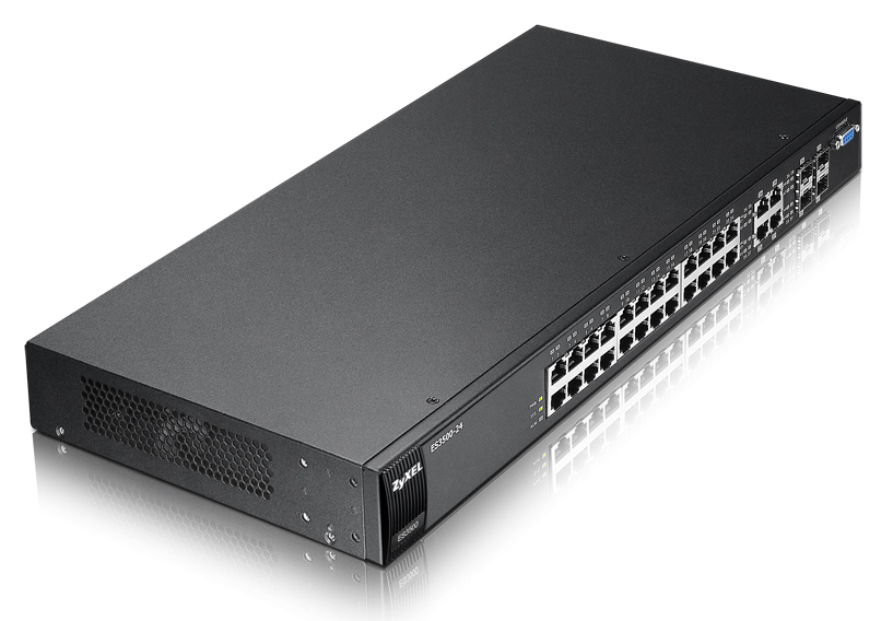 Zyxel ES3500-24 Managed L2 Black – image 2