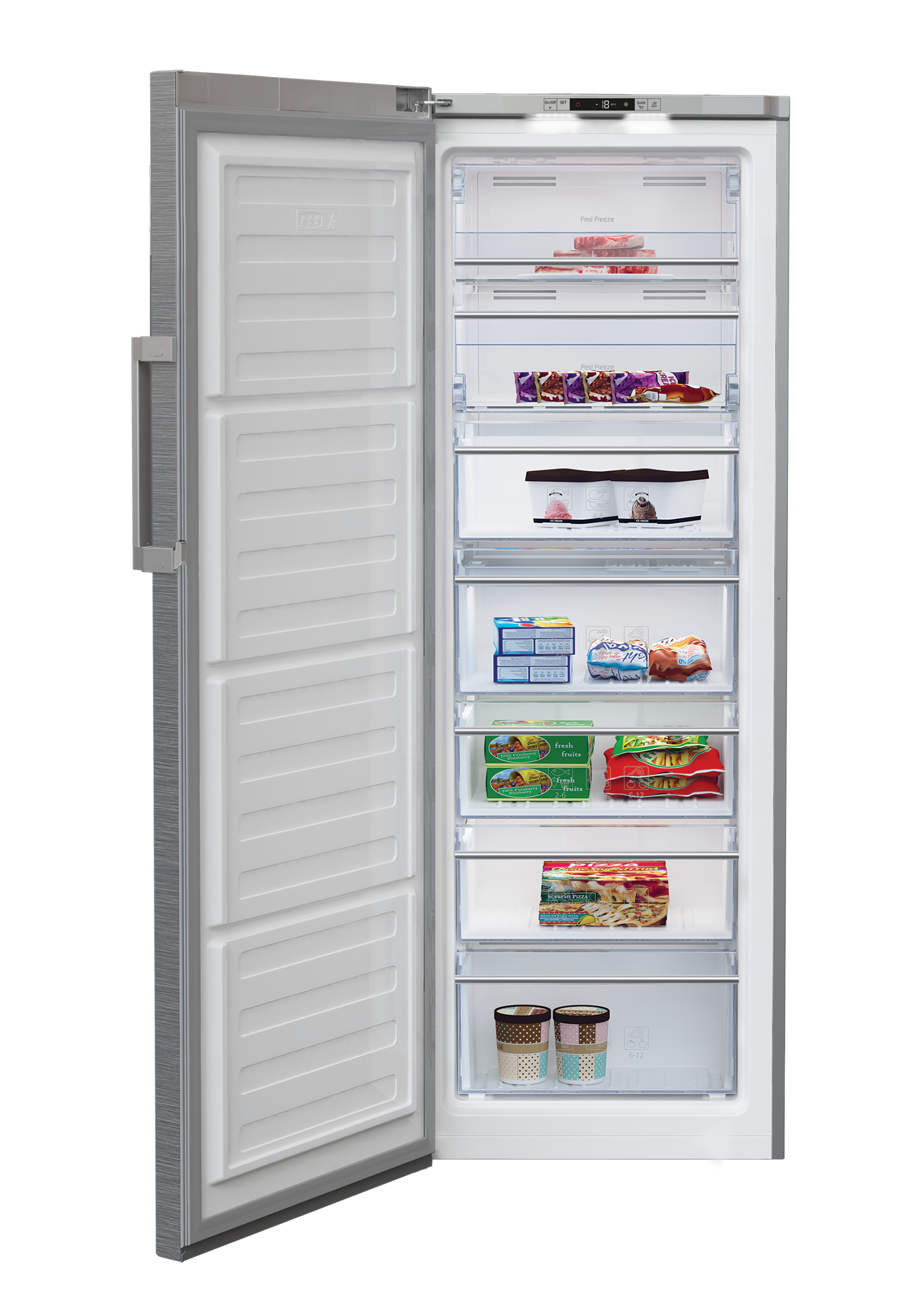 Beko RFNE290T45XPN freezer Upright freezer Freestanding – image 3