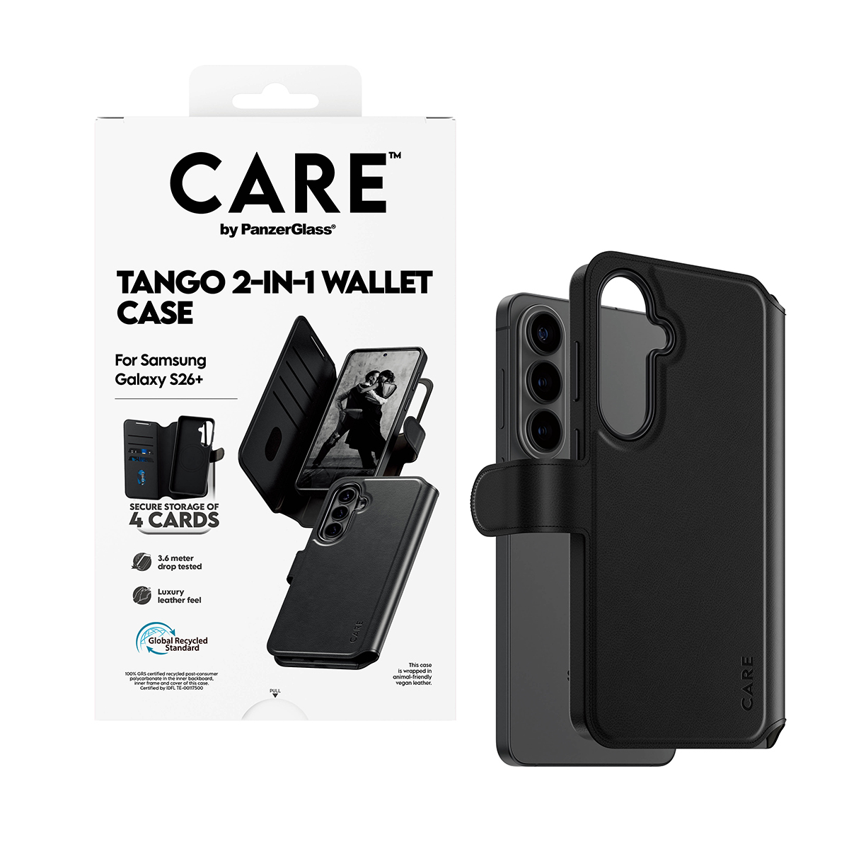 PanzerGlass CARE™ by PanzerGlass® Tango 2-in-1 Wallet Case w. Qi Samsung Galaxy S26+ – image 6