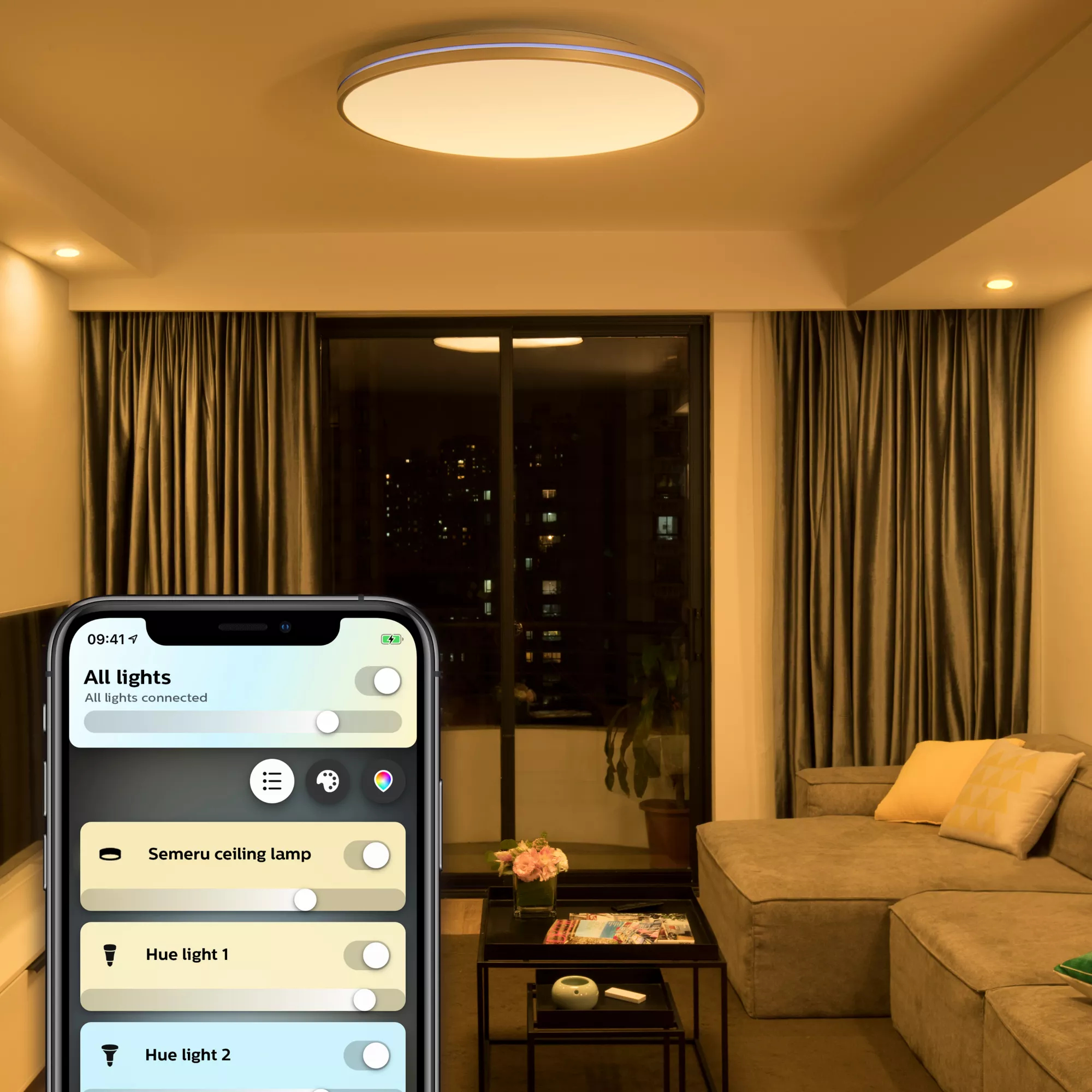 Philips by Signify Philips Hue White ambience 4507648C6 Smart ceiling light Bluetooth/Zigbee – image 3