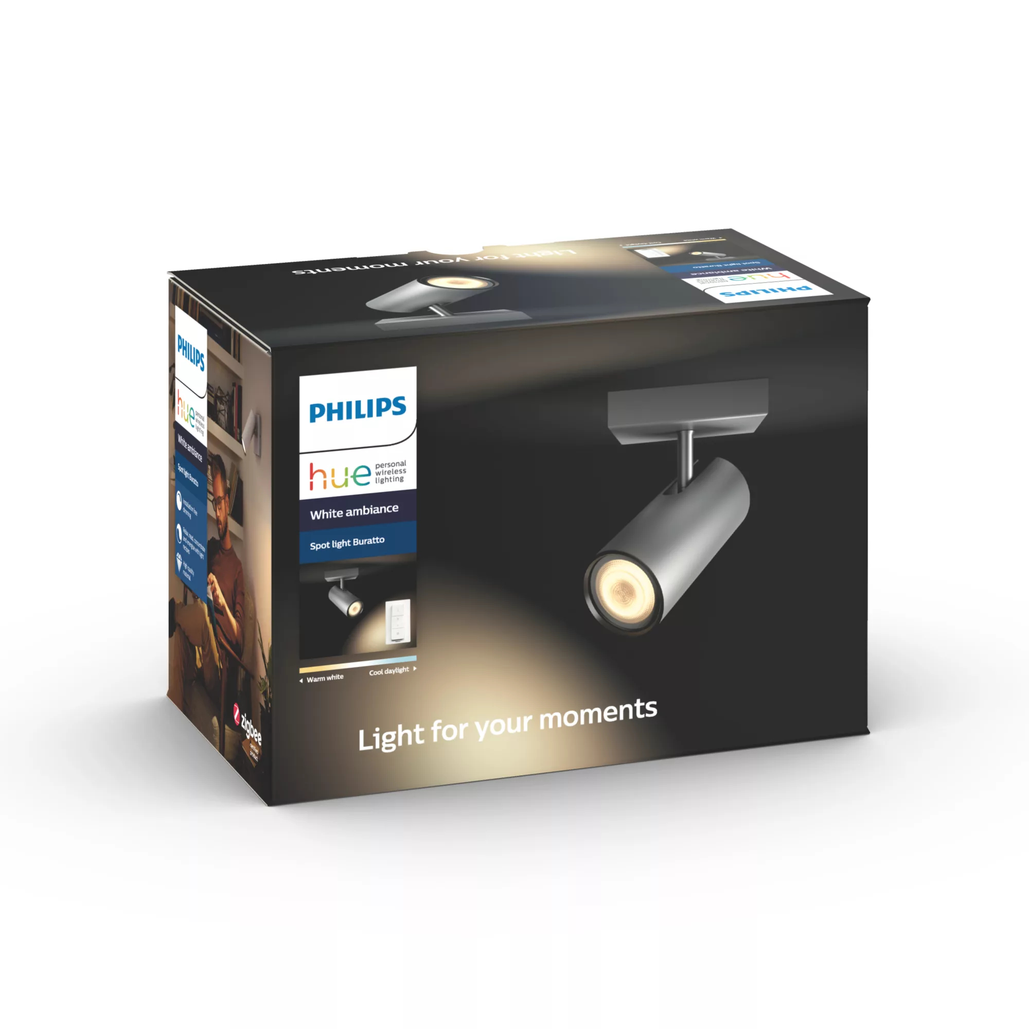 Philips by Signify Philips Hue White ambience Buratto single spotlight – image 3