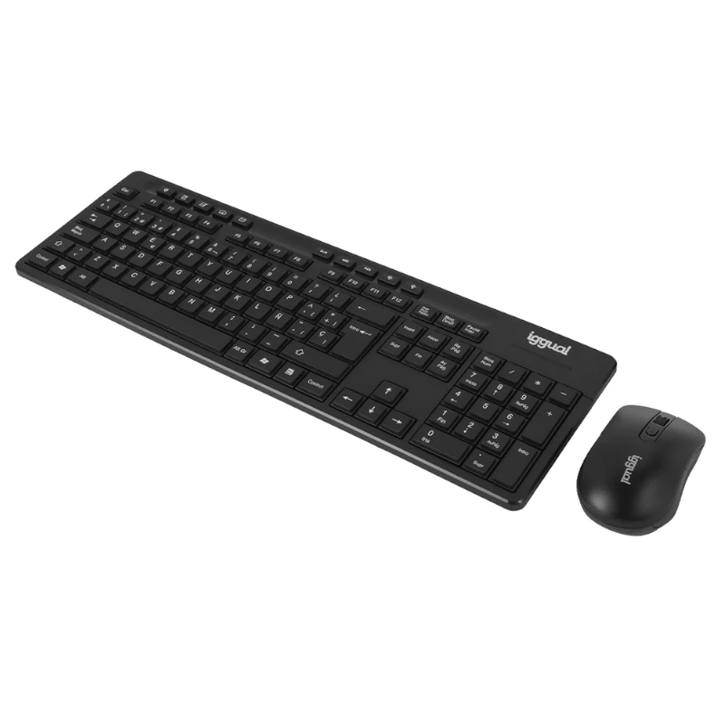 iggual WMK-BUSINESS2 keyboard Mouse included Office RF Wireless QWERTY Spanish Black – image 2