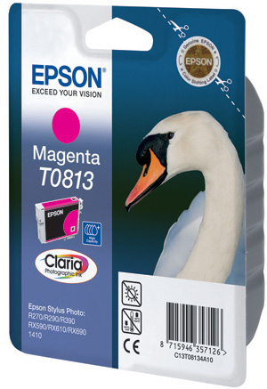 Epson T0813 Magenta Ink Cartridge (High Capacity)