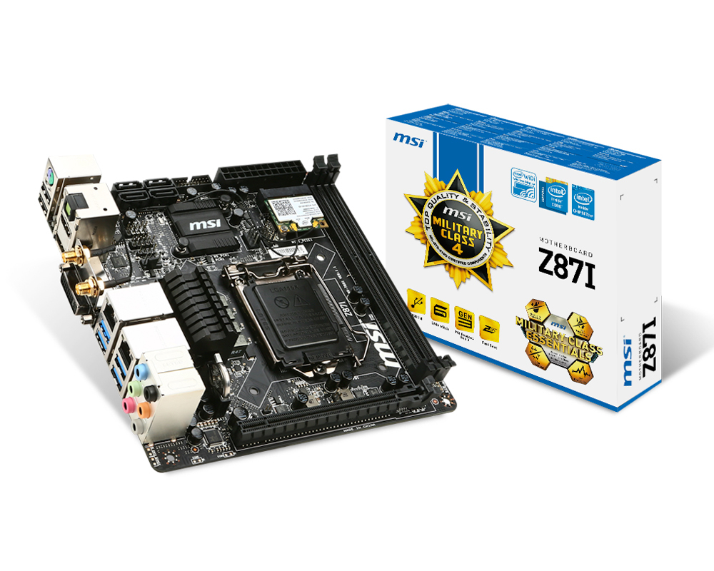 MSI Z87I Intel® Z87 LGA 1150 (Socket H3) mini ITX – image 4