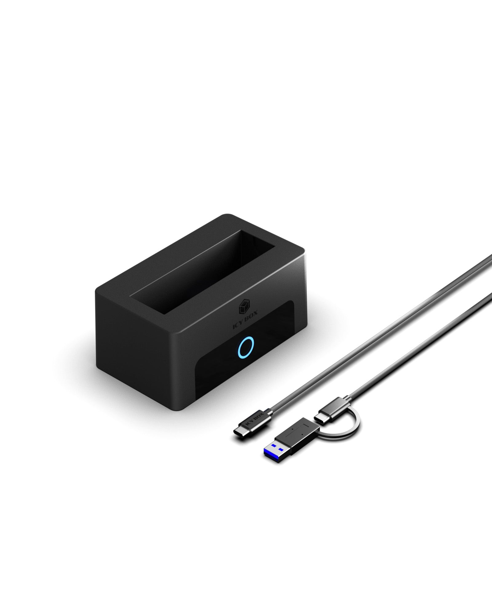 Dockingstation IcyBox für M.2 NVMe 2,5/3,5 HDD/SSD Dockingstation