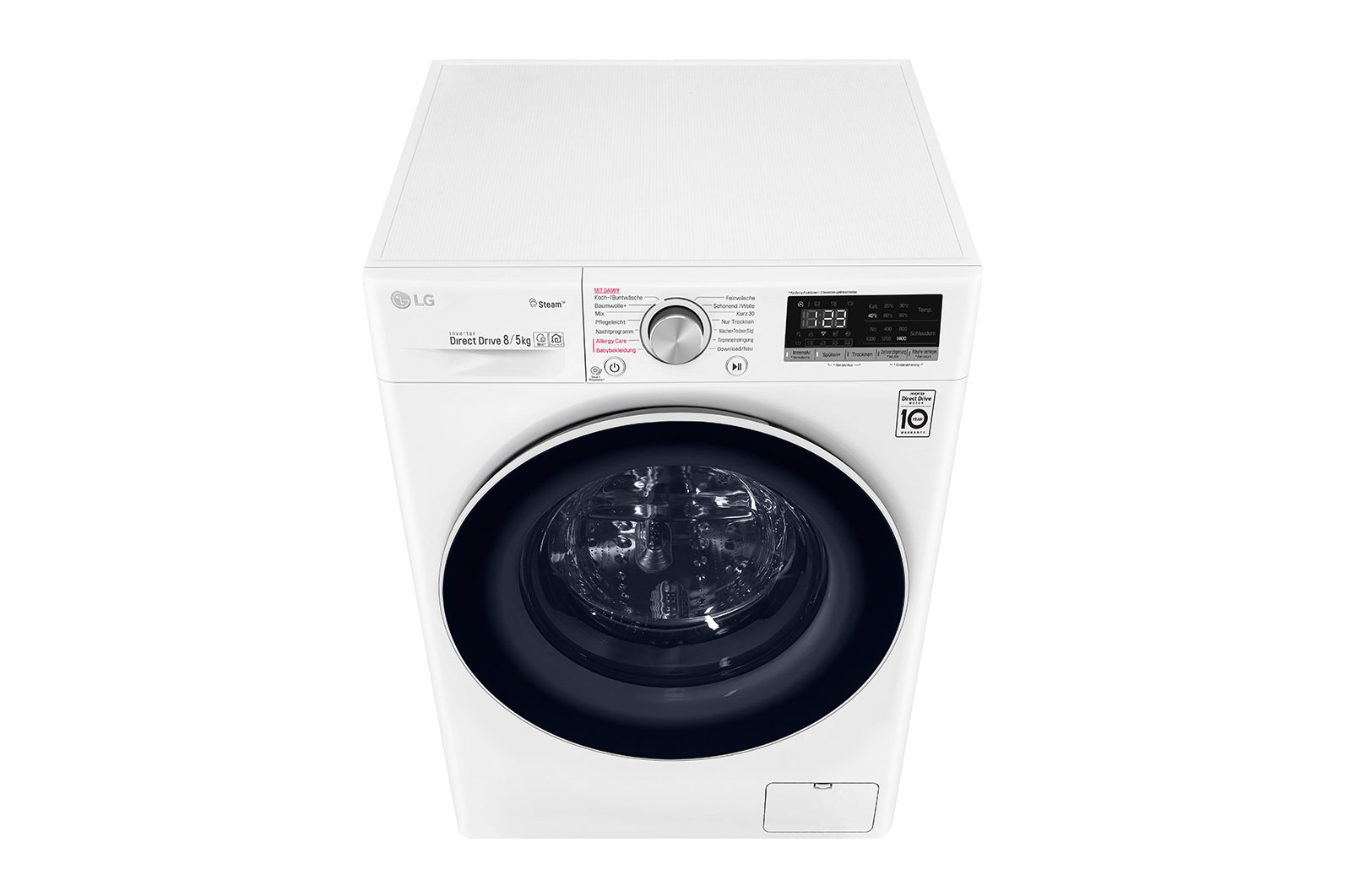 LG V4WD850 washer dryer Freestanding Front-load White – image 9