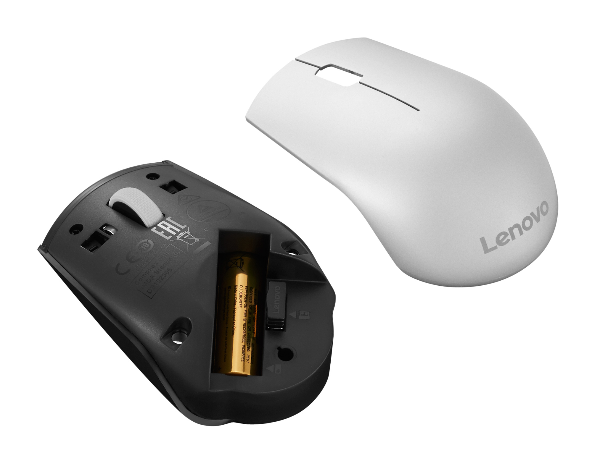 Lenovo 520 mouse Office Ambidextrous RF Wireless Optical 1000 DPI – image 6