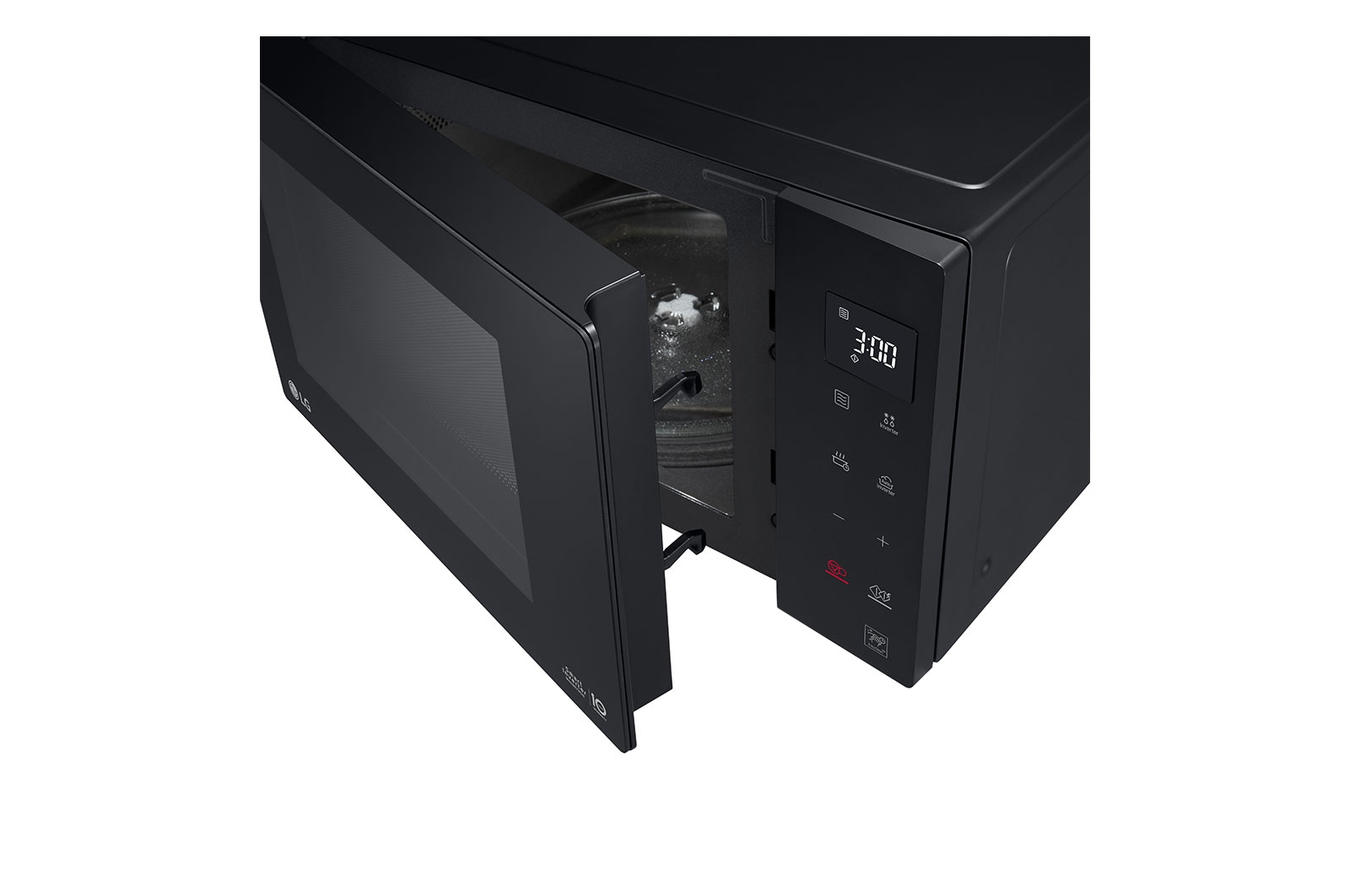 LG MS2535GIB Black Solo microwave Countertop – image 4