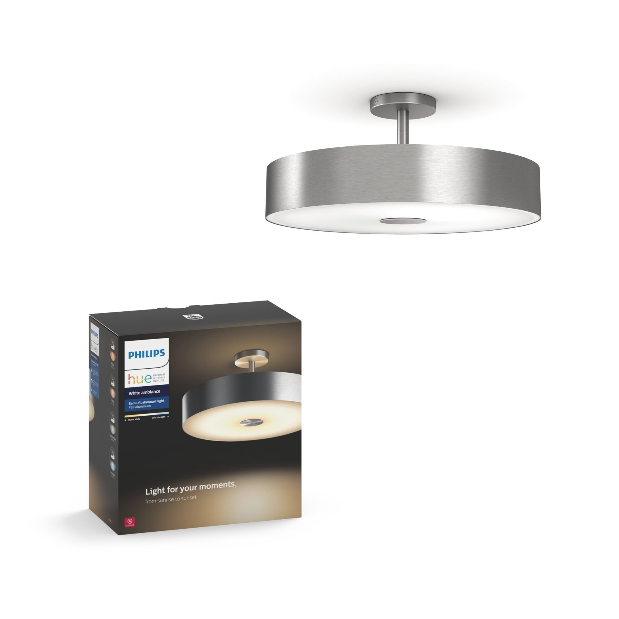 Philips by Signify Philips Hue White ambience 4100148U7 Smart ceiling light Bluetooth/Zigbee – image 2