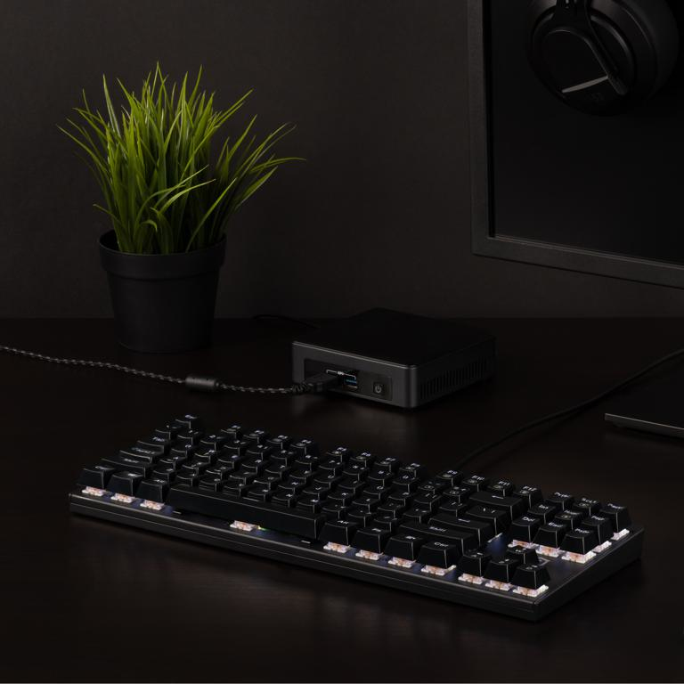 Plugable Technologies USB-MECH87RW keyboard Gaming QWERTY English Black – image 6