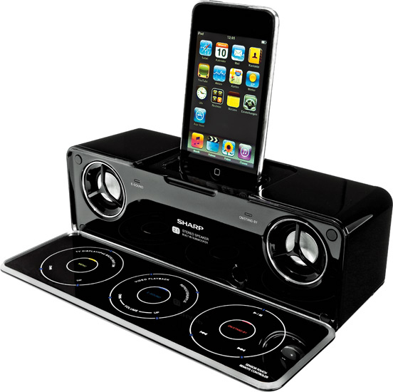 Sharp DK-AP8P docking speaker 2.1 channels