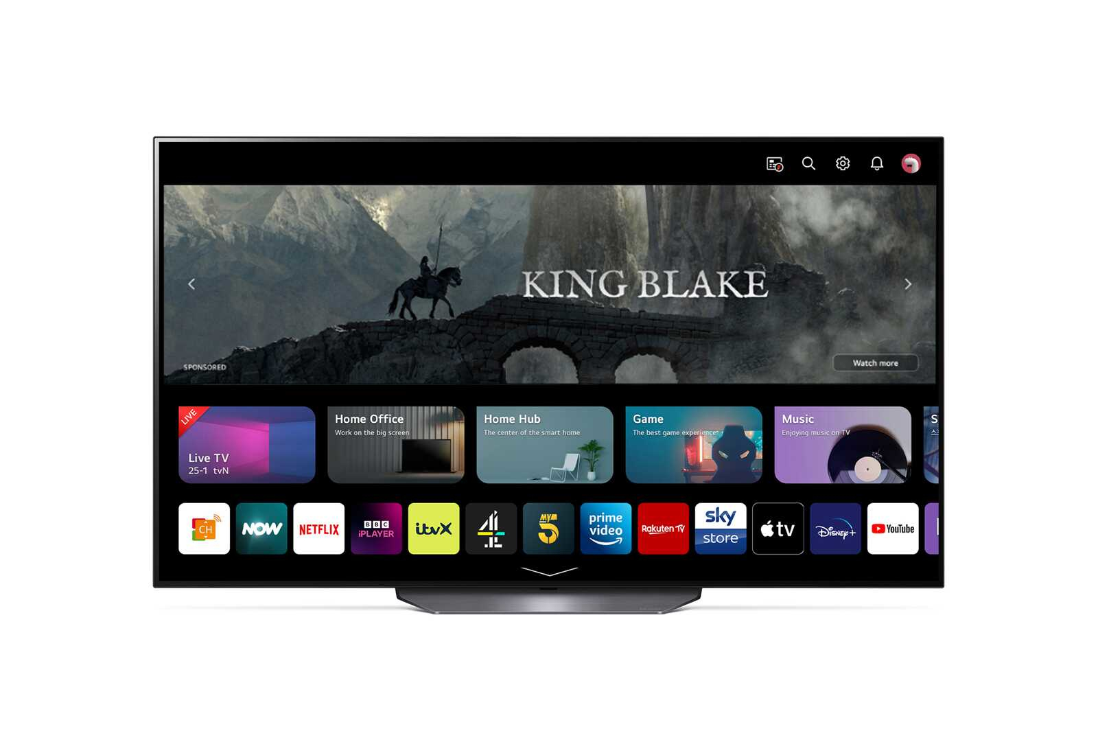 LG OLED65B36LA TV 165,1 cm (65 ) 4K Ultra HD Smart TV Wifi Noir Neuf — photo 3