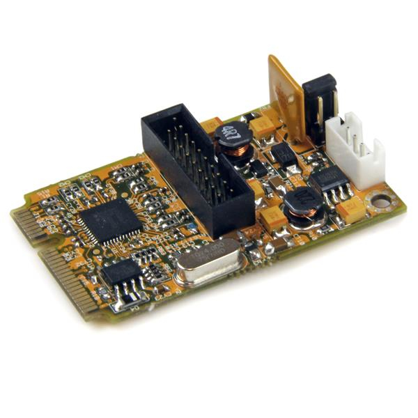StarTech.com 2 Port SuperSpeed Mini PCI Express USB 3.0 Adapter Card w/ Bracket Kit and UASP Support – image 2