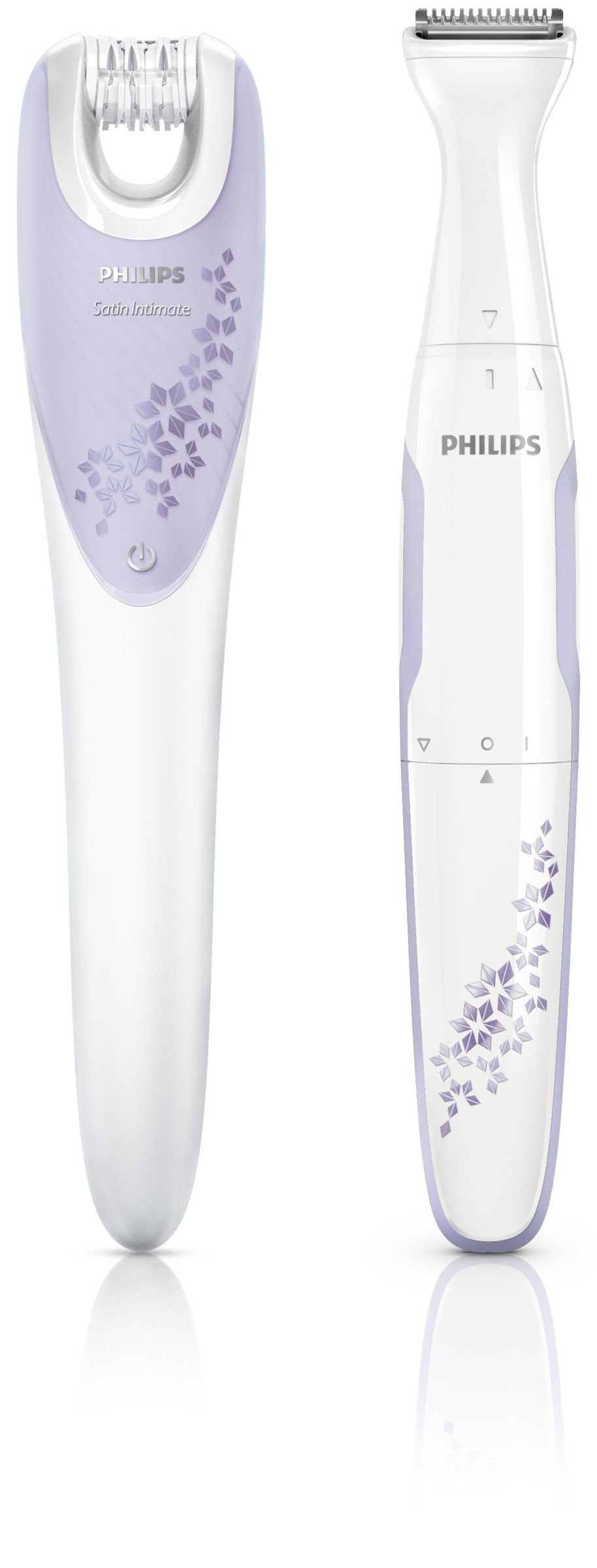 Philips Satin Intimate HP6567/30 epilator 12 tweezers Violet, White