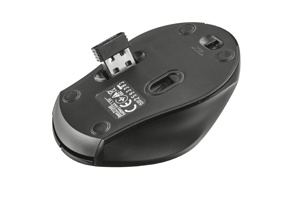 Trust Oni mouse Travel Ambidextrous RF Wireless Optical 1200 DPI – image 4