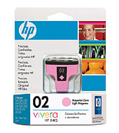 HP 02 2-pack Light Magenta