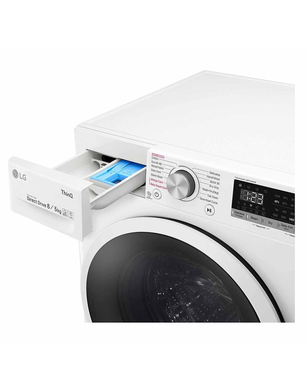 LG F4DT408AIDD washer dryer Freestanding Front-load White – image 5
