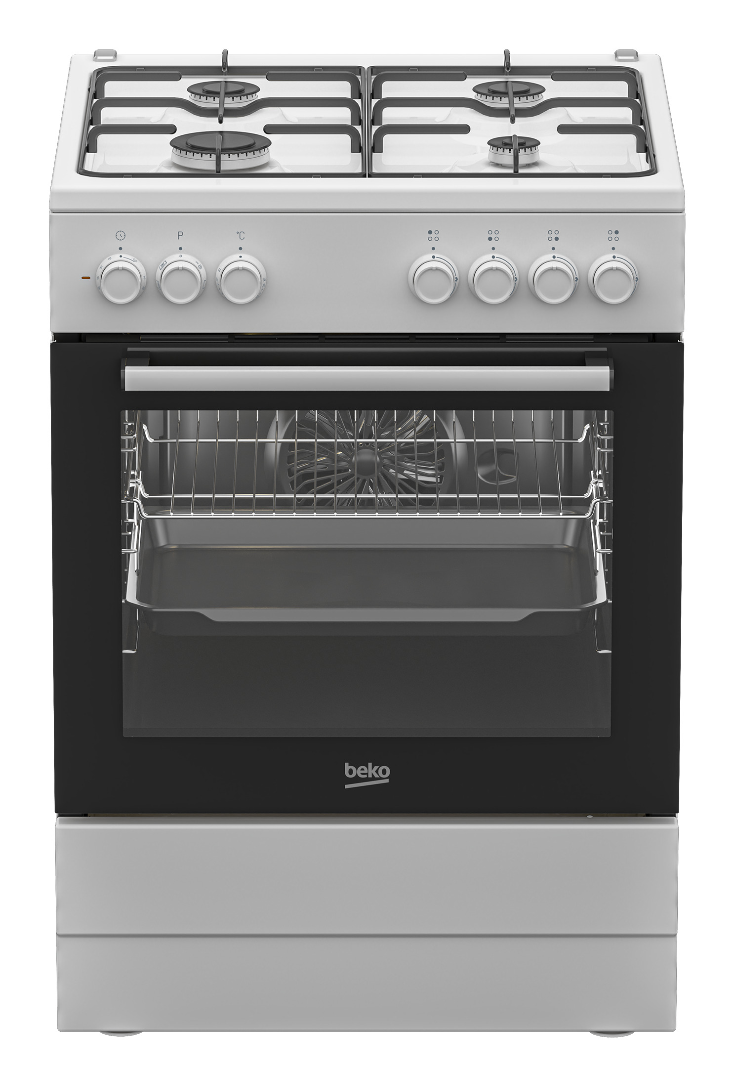 Beko FBE62120SWD cooker Freestanding cooker Electric Gas White – image 1