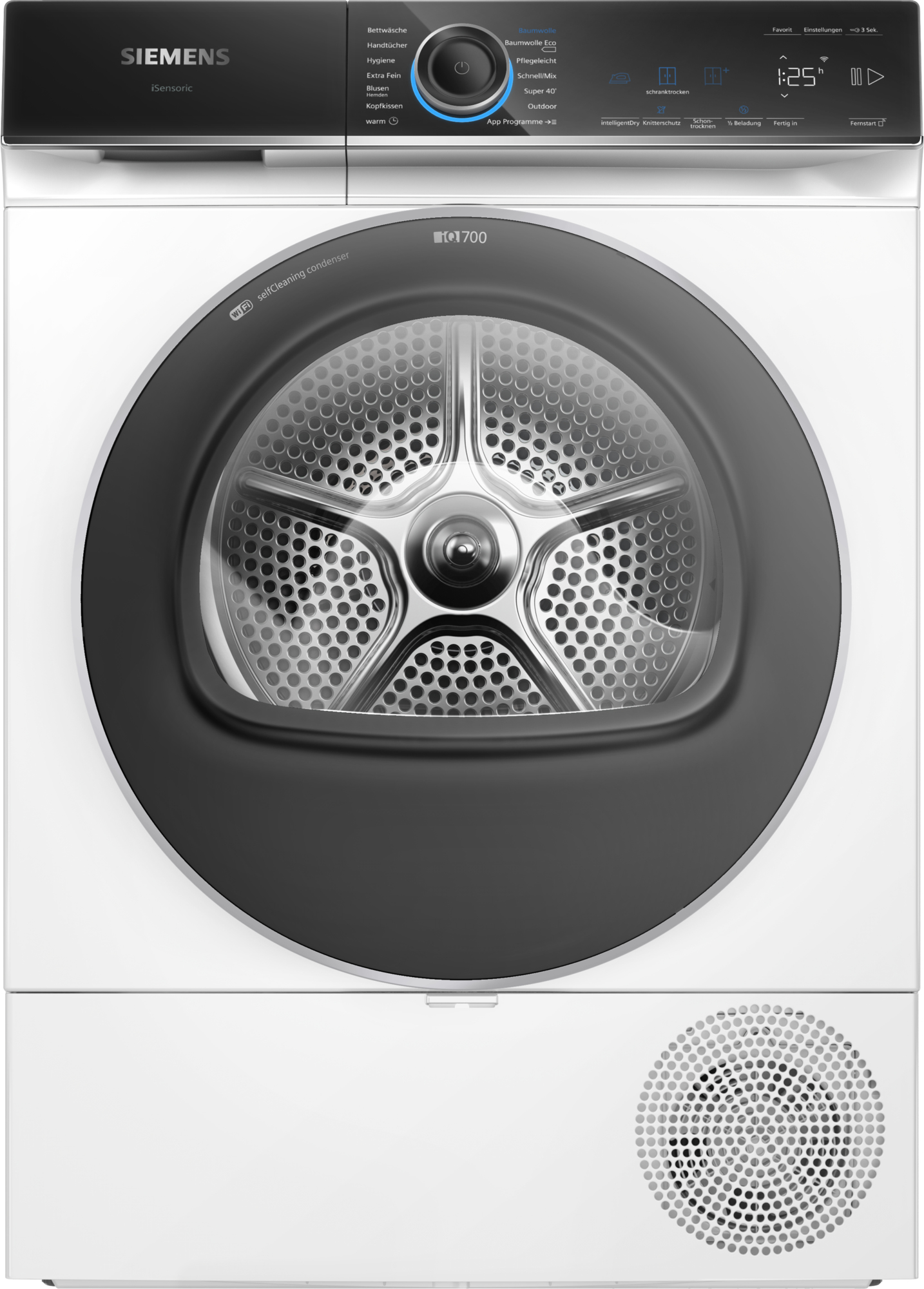 Siemens iQ700 WQ45B2B40 asciugatrice Libera installazione Caricamento frontale 9 kg A Bianco