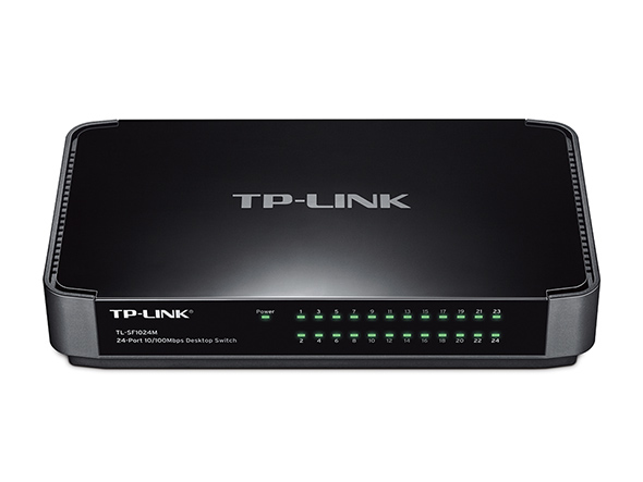 TP-Link 24-Port 10/100Mbps Desktop Network Switch – image 1