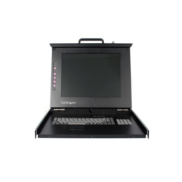 StarTech.com 1U 15" Rackmount LCD Console - USB + PS/2 – image 2